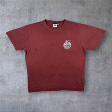 Load image into Gallery viewer, Weird Fish The Matter Prawn Parody Cartoon Graphic Burgundy Red Cotton T-Shirt
