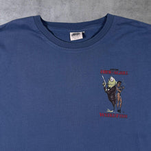 Load image into Gallery viewer, Weird Fish "James Pond" A View To A Grill Parody Cartoon Blue Cotton T-Shirt
