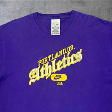 Load image into Gallery viewer, Early 00's Nike Athletics "Portland, Or." Classic Logo Spellout Graphic T-Shirt
