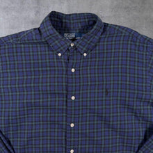 Load image into Gallery viewer, Vintage Polo Ralph Lauren "Ellington" Tartan Check Cotton Long Sleeve Button-Down Shirt
