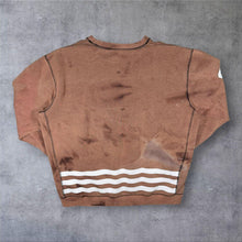 Load image into Gallery viewer, Adidas Trefoil Box Logo Graphic Tan-Brown Tie Dye Sweatshirt
