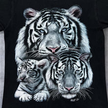 Load image into Gallery viewer, Early 00's Wild Siberian White Tiger Animal Nature Wildlife Graphic T-Shirt
