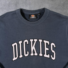 Load image into Gallery viewer, Dickies Embroidered Arc Spellout Dusty Blue Crewneck Sweatshirt
