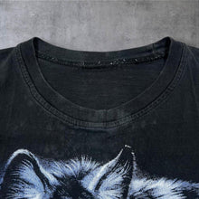 Load image into Gallery viewer, Vintage Wolf Animal Nature Snow Wildlife Graphic Faded T-Shirt
