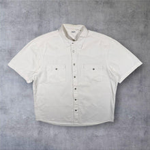 Load image into Gallery viewer, Vintage John Baner Cowboy Western Classic White Short Sleeve Popper Shirt
