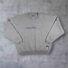 Load image into Gallery viewer, Vintage Y2K Reebok Indianapolis Colts NFL Sweatshirt 2XL Grey On Field Football
