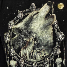 Load image into Gallery viewer, Early 00’s Rock Chang Native American Wolf Animal Wildlife Graphic T-Shirt

