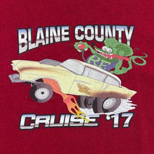 Load image into Gallery viewer, Jamieson Motors "Blaine County Cruise" Muscle Car Hot Rod Cartoon Graphic T-Shirt
