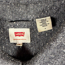 Load image into Gallery viewer, Levi's Mens Shirt M Charcoal Nep Speckled 2 Pocket Red Tab Workwear Long Sleeve
