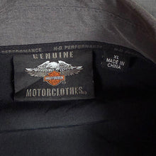 Load image into Gallery viewer, Harley Davidson H-D Performance MotorClothes Stretch Shirt Mens XL Grey Biker

