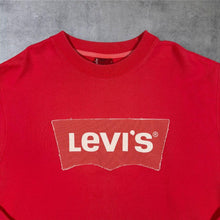 Load image into Gallery viewer, Levi's Red Tab Batwing Logo Crewneck Sweatshirt Red Men's Large L Pullover
