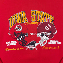 Load image into Gallery viewer, Vintage NCAA Iowa State Cyclones (2001) College Sports Graphic Red Sweatshirt
