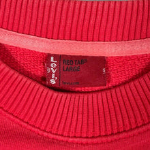 Load image into Gallery viewer, Levi's Red Tab Batwing Logo Crewneck Sweatshirt Red Men's Large L Pullover
