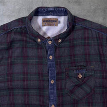 Load image into Gallery viewer, Mish Mash Jeans Tartan Plaid Check Long Sleeve Button-Up Cotton Shirt
