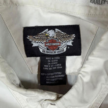 Load image into Gallery viewer, Harley Davidson Mens XXL Dirt Track Team Sleeveless Shirt Y2K White Biker Racing

