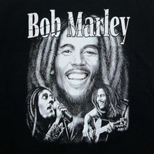 Load image into Gallery viewer, Early 00’s Bob Marley Rasta Reggae Music Tribute Graphic Black T-Shirt
