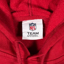 Load image into Gallery viewer, NFL Team Apparel San Francisco 49ers Football Embroidered Spellout Red Hoodie
