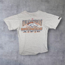 Load image into Gallery viewer, Vintage Majestic NFL Denver Broncos 1996 AFC Champions Cotton Baseball Jersey Top

