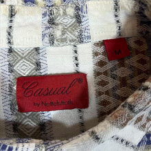 Load image into Gallery viewer, Vintage Nettelstroth Switzerland Geometric Shirt Mens M 80s 90s Grandad
