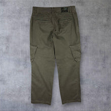 Load image into Gallery viewer, Vintage Y2K Hurley 999 Nine Nine Nine Cargo Pants W32 Khaki Green Skate Surf
