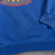 Load image into Gallery viewer, Vintage Santee NCAA Kansas Jayhawks College Graphic Blue Sweatshirt
