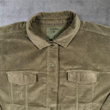 Load image into Gallery viewer, FatFace Ebb &amp; Flow Womens XL Corduroy Chore Jacket Khaki Utility Shacket
