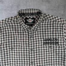 Load image into Gallery viewer, Harley Davidson Genuine MotorClothes Shirt XL Check Embroidered Biker Motorcycle
