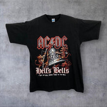 Load image into Gallery viewer, AC/DC “Hell’s Bells” Graphic Spellout Hard Rock Band T-Shirt
