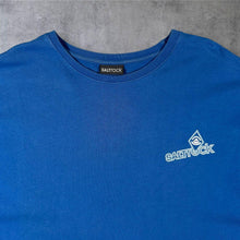 Load image into Gallery viewer, Early 00's Saltrock "Scissors Rock" Y2K Skater Cartoon Graphic Blue T-Shirt
