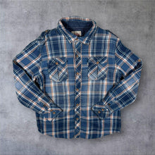 Load image into Gallery viewer, Levi's "Honest Labour" Blue Check Long Sleeve Flannel Shirt

