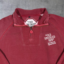 Load image into Gallery viewer, Vintage Old Speckled Hen Morland Brewery Quarter Zip Sweatshirt Jumper XL Beer
