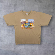 Load image into Gallery viewer, Vintage Panama Tourist Souvenir Wildlife Graphic Light Brown Beige T-Shirt
