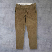 Load image into Gallery viewer, Dickies Corduroy Trousers Mens W32 L32 Brown Khaki Straight Leg Workwear
