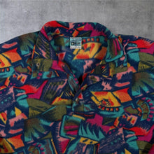 Load image into Gallery viewer, Vintage 90s Rucanor Arctic Fleece Large L Abstract Geometric Ski Festival
