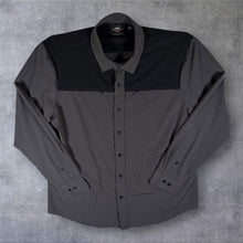 Load image into Gallery viewer, Harley Davidson H-D Performance MotorClothes Stretch Shirt Mens XL Grey Biker
