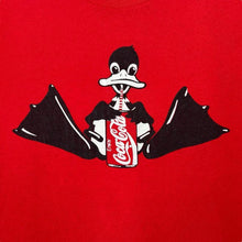 Load image into Gallery viewer, Vintage 90's Tee Jays Coca Cola Duck Cartoon Graphic Single Stitch T-Shirt
