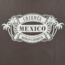 Load image into Gallery viewer, Cozumel Mexico "Mexican Caribbean" Tourist Souvenir Graphic Khaki Cotton T-Shirt
