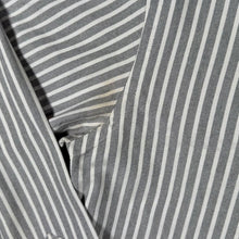 Load image into Gallery viewer, Ralph Lauren "Slim Fit" Grey White Striped Cotton Long Sleeve Button-Down Shirt
