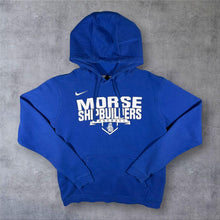 Load image into Gallery viewer, Nike Morse Shipbuilders Baseball Hoodie Mens M Blue USA American Teamwear
