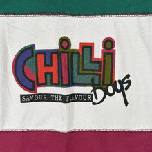 Load image into Gallery viewer, Vintage 90s Chilli Boys Colour Block Long Sleeve T Shirt Graphic One Size XL Retro
