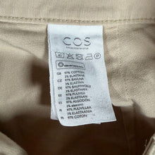 Load image into Gallery viewer, COS Womens Utility Carpenter Trousers Beige Cotton Stretch EU 42 UK 14 W34
