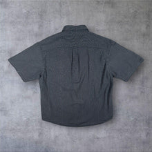 Load image into Gallery viewer, Columbia Sportswear Mens Large L Shirt Navy Check Short Sleeve Button Down
