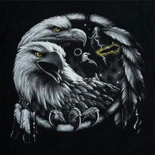 Load image into Gallery viewer, Early 00's Rock Eagle Bald Eagle Bird Animal Nature Wildlife Graphic T-Shirt
