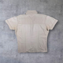Load image into Gallery viewer, Early 00's Lee Classic Beige Short Sleeve Linen Shirt
