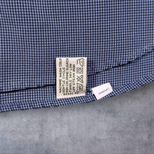 Load image into Gallery viewer, Vintage Orvis Shirt L Blue Micro Check Made in Hong Kong Short Sleeve
