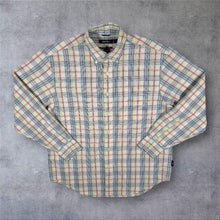 Load image into Gallery viewer, Nautica "80's Two Ply Cotton" Multi Colour Check Long Sleeve Button-Down Shirt
