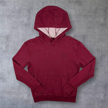 Load image into Gallery viewer, Levi's Y2K Burgundy Red Tab Hoodie Exposed Seam Inside Out Pullover Vintage
