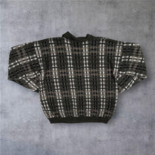 Load image into Gallery viewer, Vintage 90s Conte Di Milano Wool Blend Polo Jumper Made Italy Grandad Knit L M
