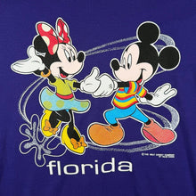Load image into Gallery viewer, Vintage Velva Sheen Disney "Florida" Mickey Minnie Tourist Graphic Single Stitch Cotton T-Shirt
