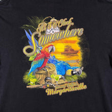 Load image into Gallery viewer, Jimmy Buffett's Margaritaville "It's 5 O'Clock Somewhere" Tourist Black Cotton T-Shirt
